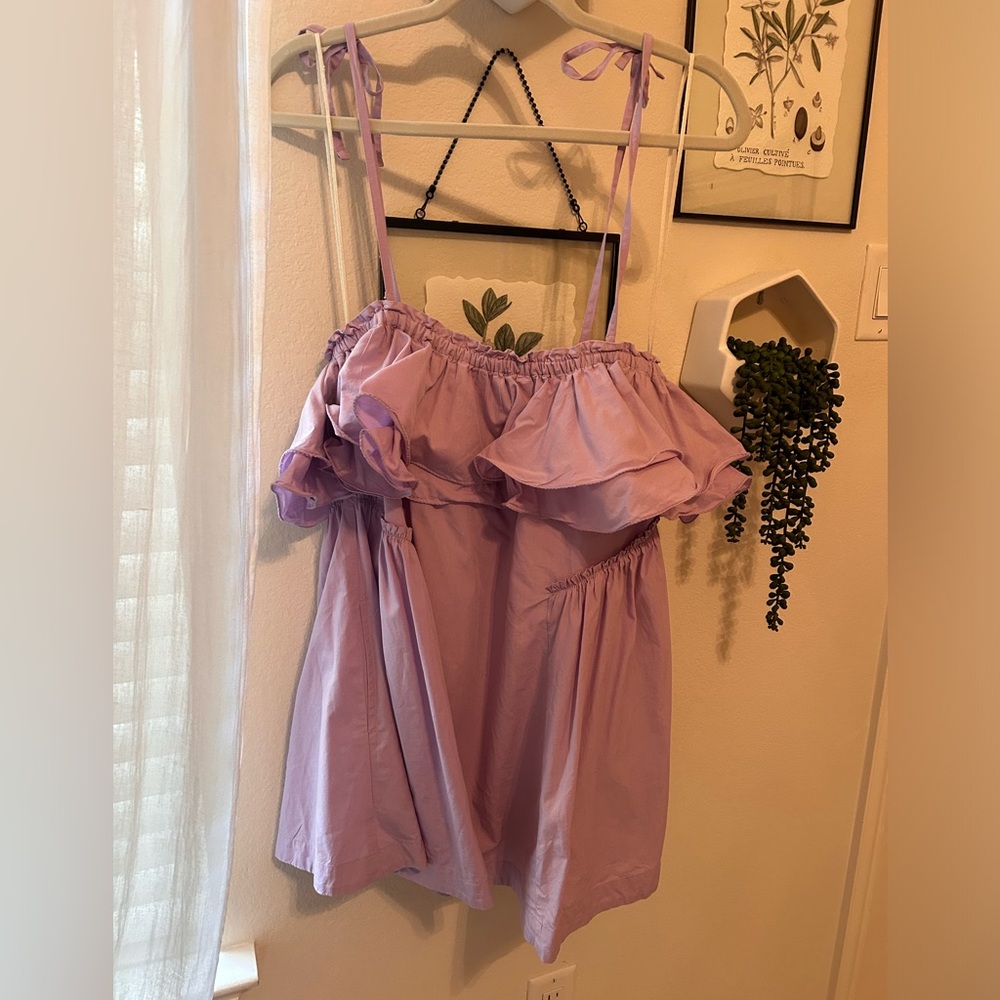 Free people people ruffle babydoll dress